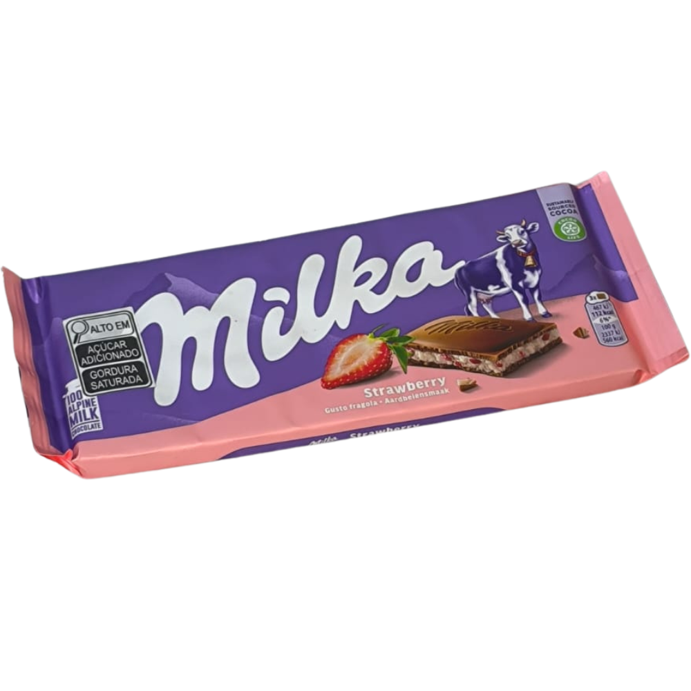 Chocolate Alpino Milka Morango 